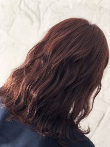 冬にオススメピンクブラウンカラー