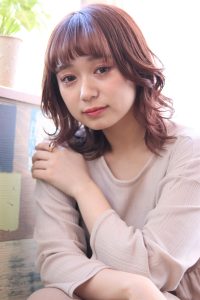 春に人気なピンクブラウンカラー☆