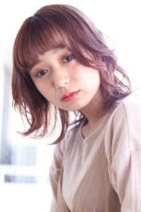 髪の毛も春カラーに♪