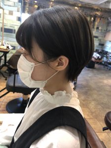 小顔丸みショート☆オージュアケア