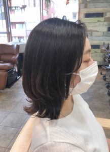 レイヤーで巻いて柔らかいスタイルに☆