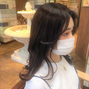 イルミナカラー☆巻いて可愛い後れ毛☆