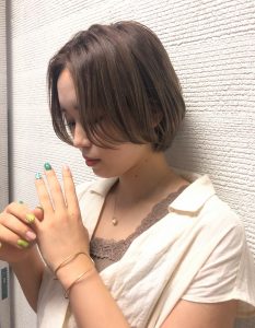 ハンサムショート☆前下がりショート