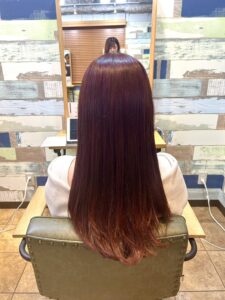 【春色カラー☆彡】ブリーチ無しダブルカラー☆ダメージレス☆イルミナカラー